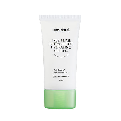 Omitted Fresh Lime Ultra-Light Hydrating Sunscreen 50ml
